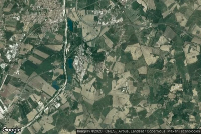 Vue aérienne de Camerata Picena