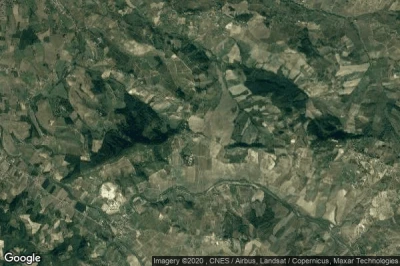 Vue aérienne de Calvignano