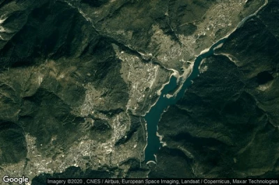 Vue aérienne de Calalzo