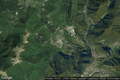 Vue aérienne de Caglio