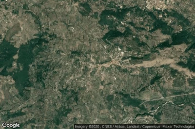 Vue aérienne de Buccino