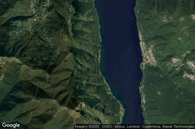 Vue aérienne de Brienno