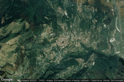 Vue aérienne de Brentonico