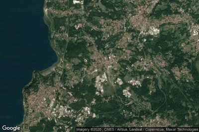 Vue aérienne de Brebbia