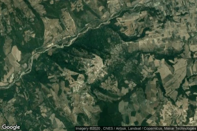 Vue aérienne de Bovino