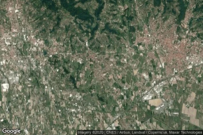 Vue aérienne de Borgo a Buggiano