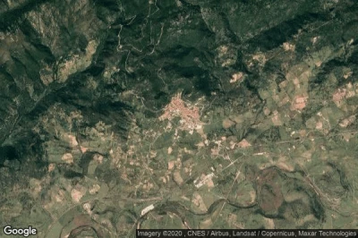 Vue aérienne de Berchidda