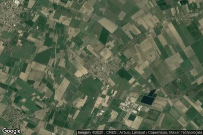 Vue aérienne de Baricella