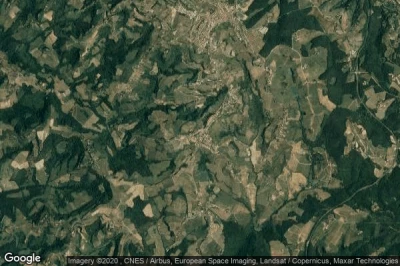Vue aérienne de Barberino di Val dElsa