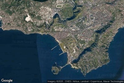 Vue aérienne de Bagnoli