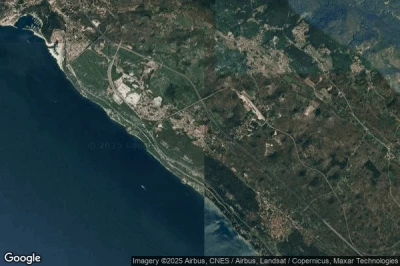 Vue aérienne de Aurisina