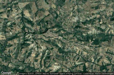 Vue aérienne de Atri