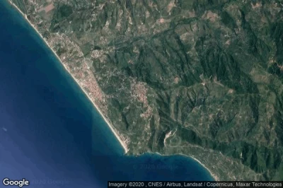 Vue aérienne de Ascea