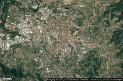 Vue aérienne de Arezzo