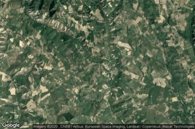Vue aérienne de Appignano del Tronto