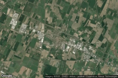 Vue aérienne de Anzola dell'Emilia