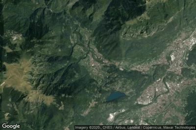 Vue aérienne de Angolo Terme