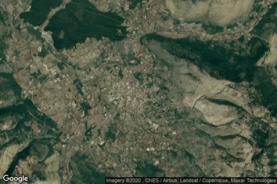 Vue aérienne de Amaseno