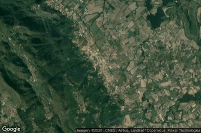 Vue aérienne de Alvignano