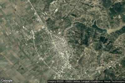 Vue aérienne de Lushnje