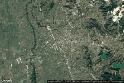 Vue aérienne de Fushe-Kruje