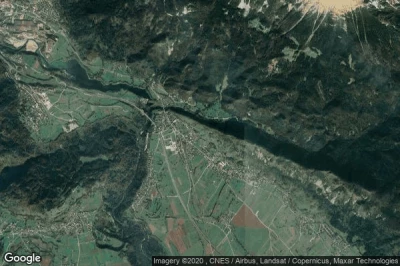 Vue aérienne de Zirovnica