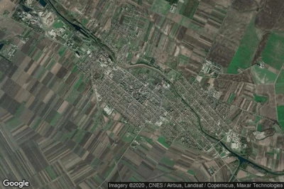 Vue aérienne de Vrbas