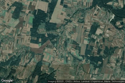 Vue aérienne de Vratisinec