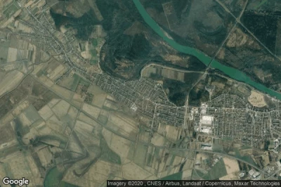Vue aérienne de Visnjevac