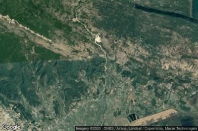 Vue aérienne de Opština Ulcinj