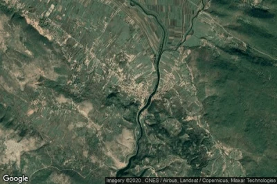 Vue aérienne de Trilj