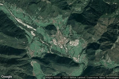 Vue aérienne de Občina Tolmin
