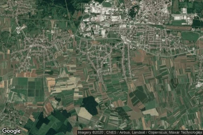 Vue aérienne de Strahoninec