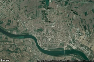 Vue aérienne de Sremska Mitrovica