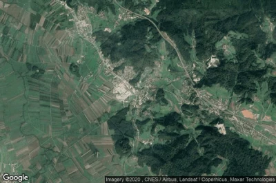 Vue aérienne de Skofljica
