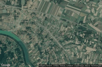 Vue aérienne de Sikirevci