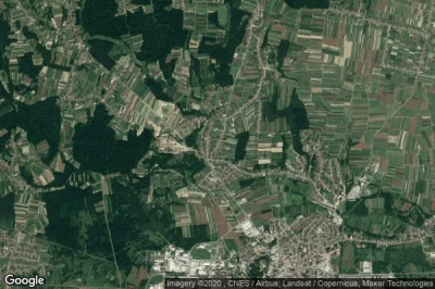 Vue aérienne de Senkovec