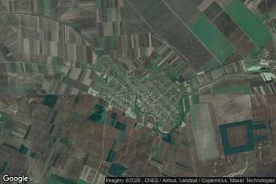 Vue aérienne de Ravno Selo