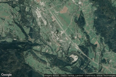 Vue aérienne de Radovljica