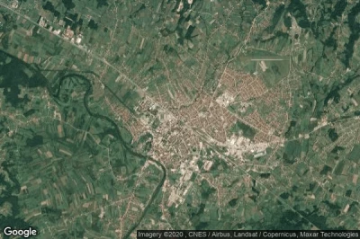 Vue aérienne de Prijedor
