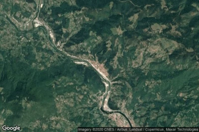 Vue aérienne de Priboj