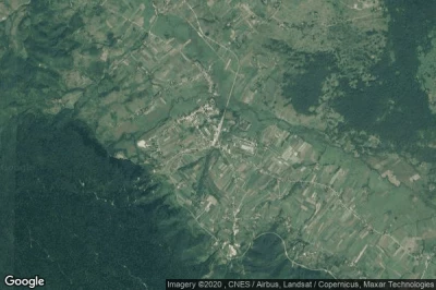 Vue aérienne de Plaski