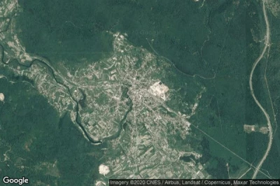 Vue aérienne de Ogulin