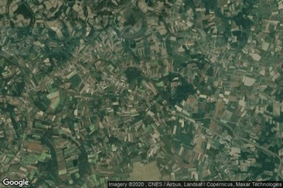 Vue aérienne de Obudovac