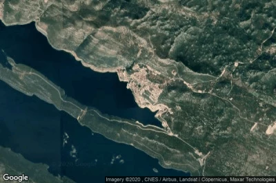 Vue aérienne de Neum