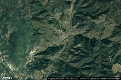 Vue aérienne de Mokra Gora