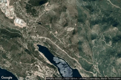 Vue aérienne de Krasica