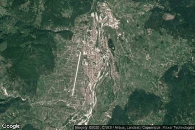 Vue aérienne de Berane