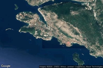 Vue aérienne de Dubrovnik