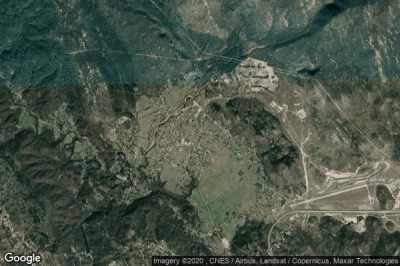 Vue aérienne de Drazice